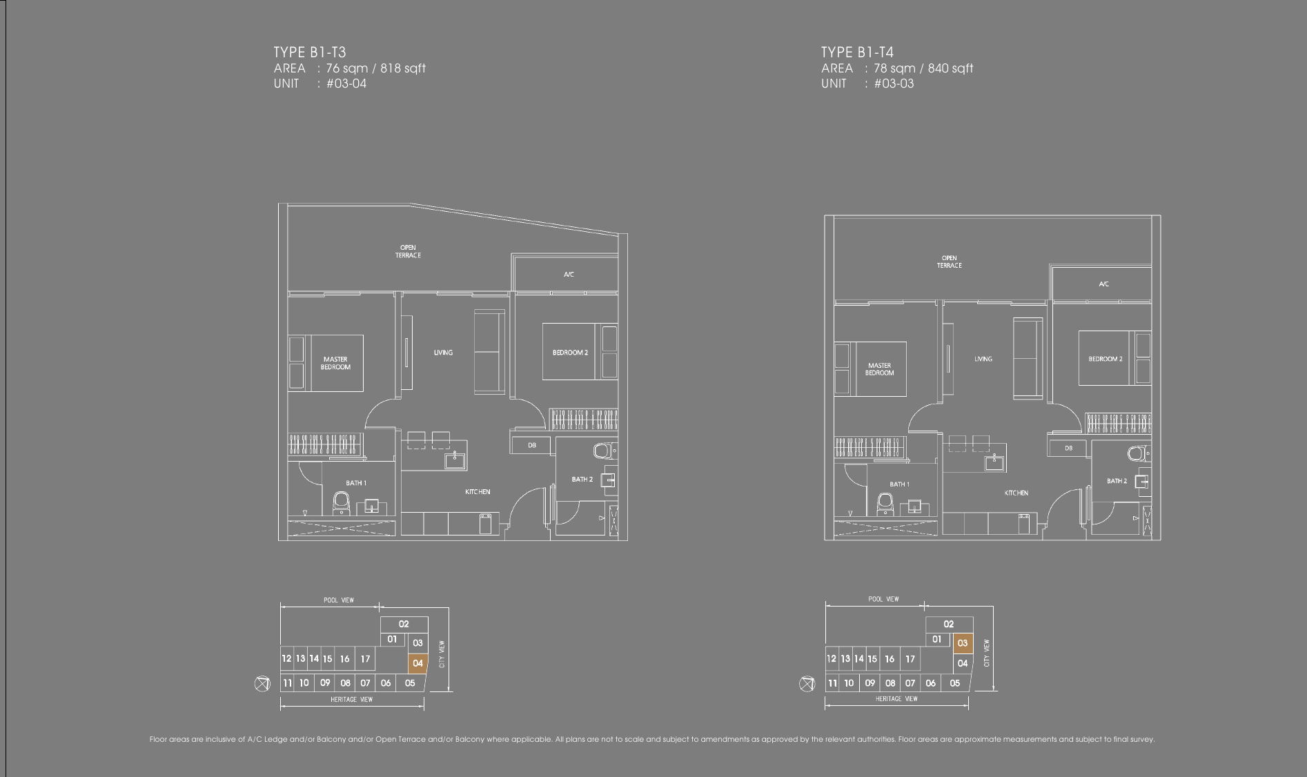 Types B1-T3 and B1-T4